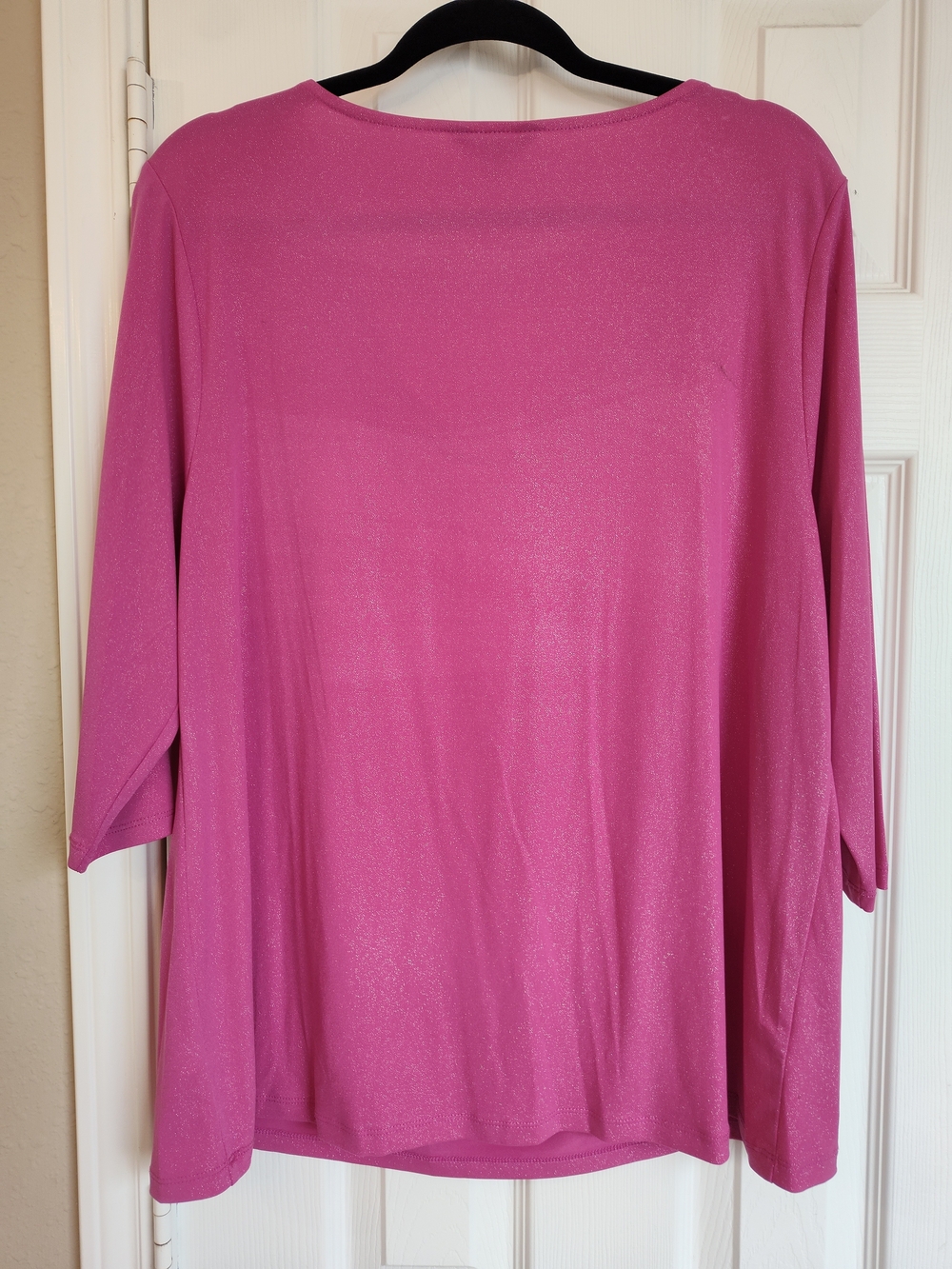 George Pink Drape Neck Top - Picture 5 of 5